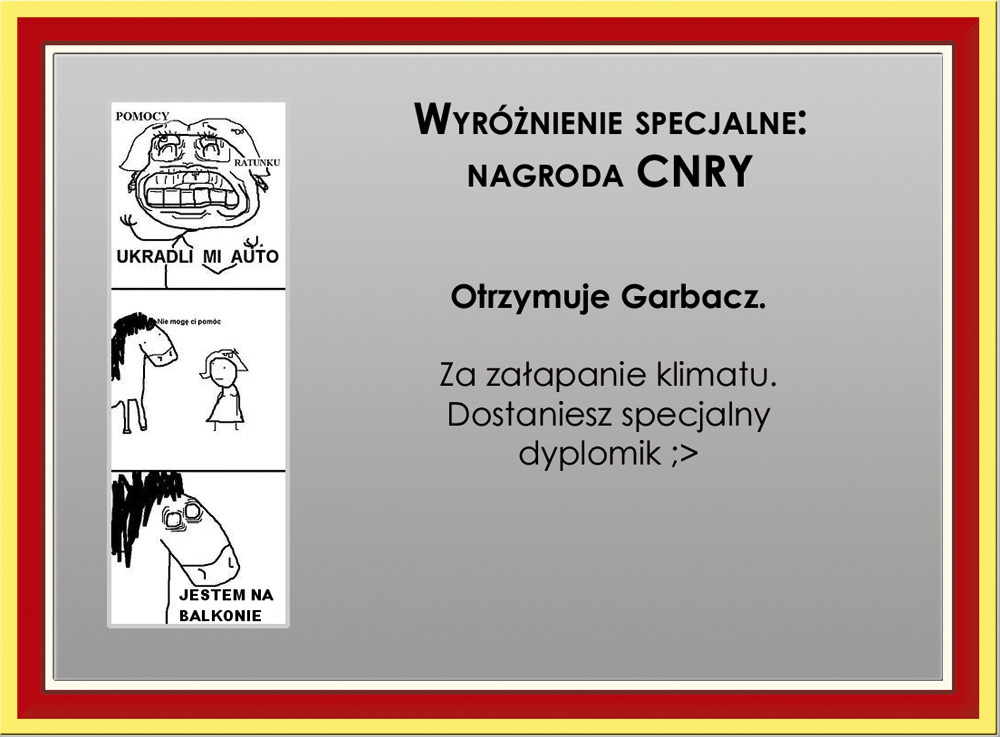 Orient Hadal: Imperialnie Wdupachsiępoprzewracało - wyróżnienie