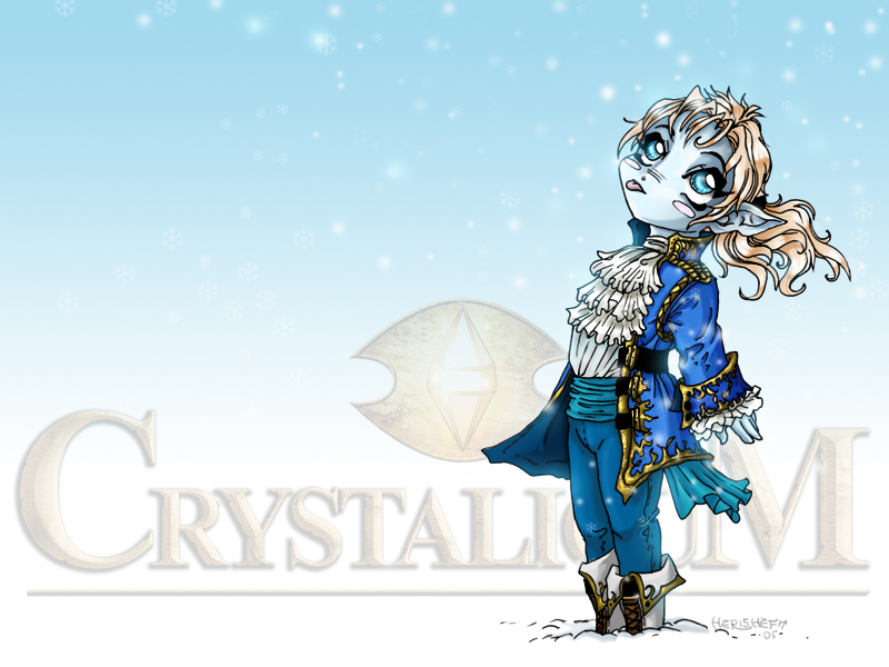 Crystalicum – tapety świąteczne: Lodowy elf 800x600