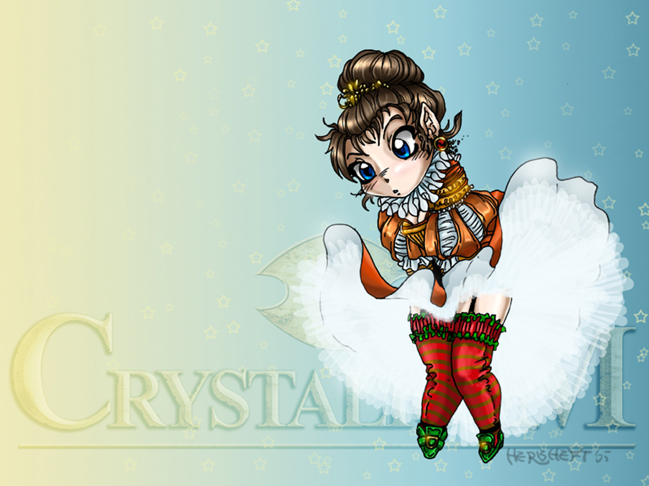 Crystalicum – tapety świąteczne: smocza krasnoludka 1280x960