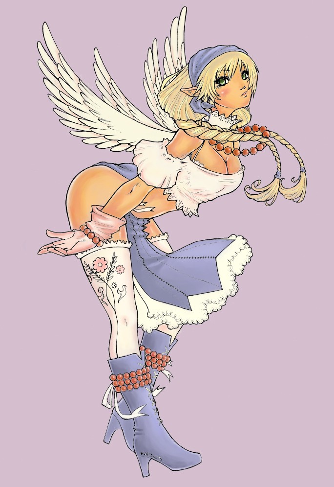 Progress 2: katibus fairy (coloring me)