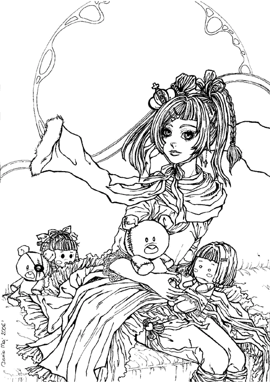 gogatsu 2: My little kingdom-lineart