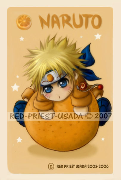 Red Priest Usada: Chibi Fruit Ninja-Naruto