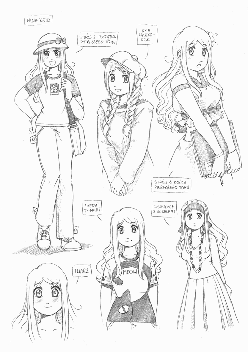 Meago: Mina's sketches