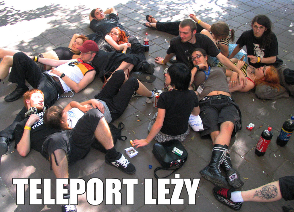 Telep 2008 (Yen): Teleport leży.