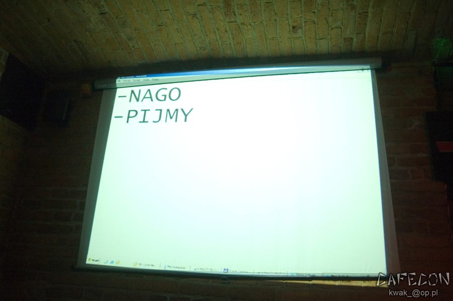 CafeCon 2 (Kwak): Program kolejnego CafeConu