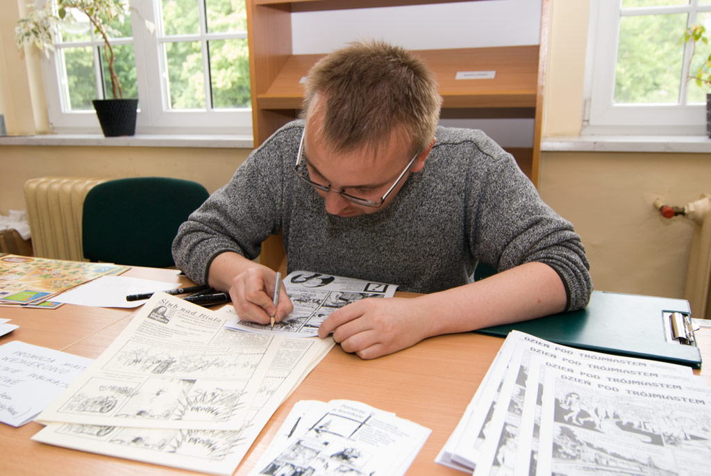 Bałtycki Festiwal Komiksu — GDAK 2009 (XeN): Autografy (tutaj z dedykacją dla arc.ks. Ziem Redzkich)