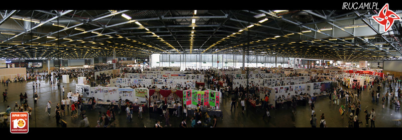 Japan Expo 2009 (Knp, Mesiaste): Hala - widok na hale wystawców