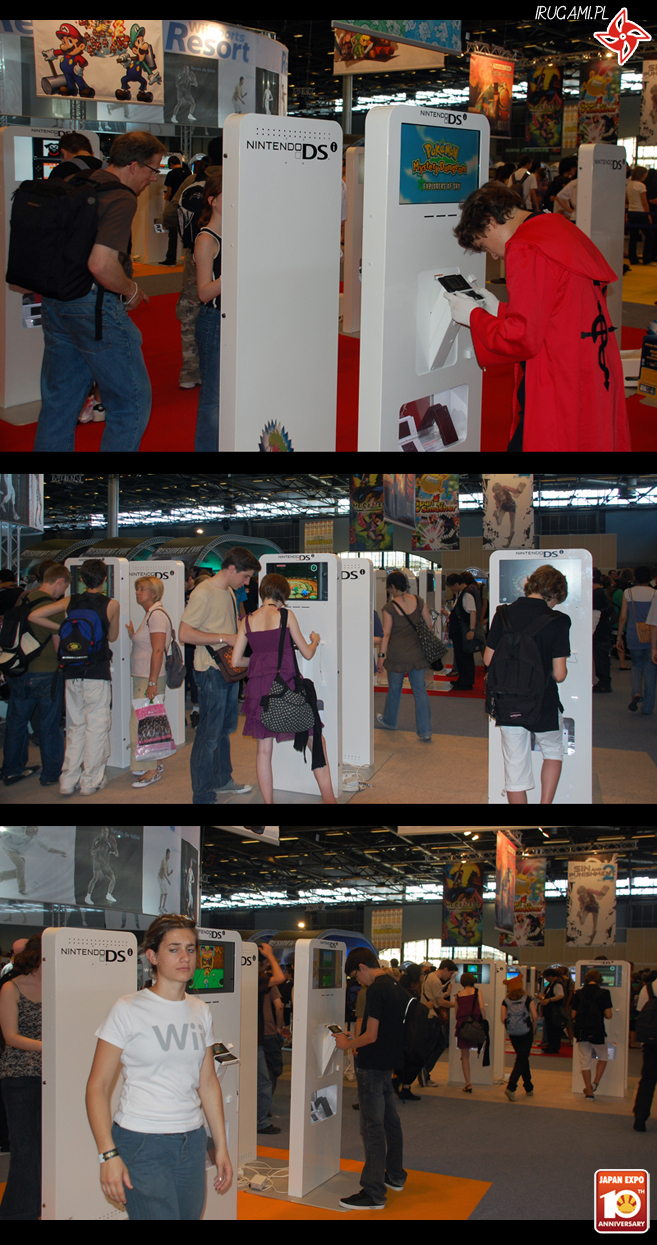 Japan Expo 2009 (Knp, Mesiaste): Game zone - owocujące drzewa DSowe
