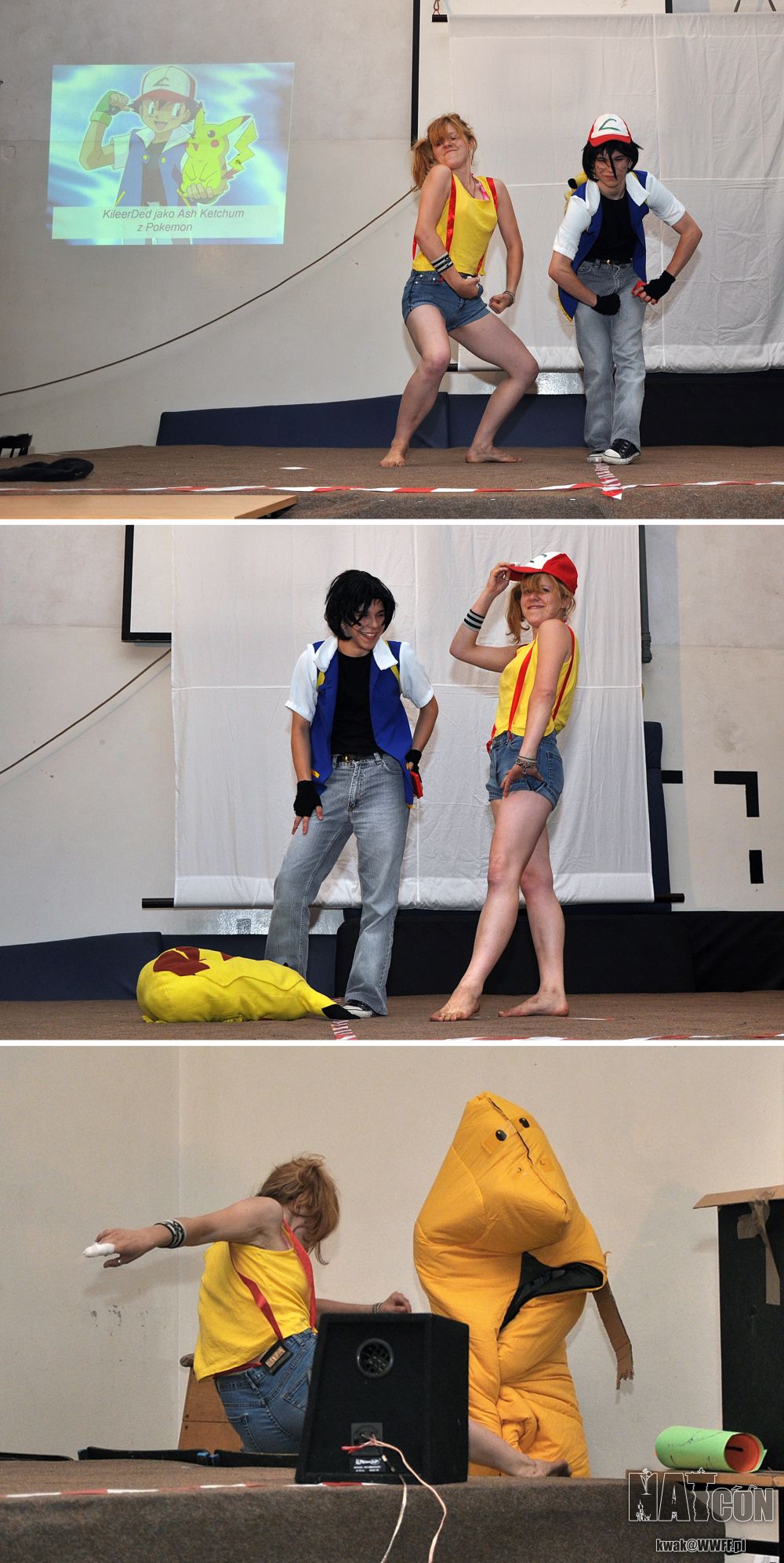 NATcon — cosplay (Kwak): Misty i Ash, Pokemon