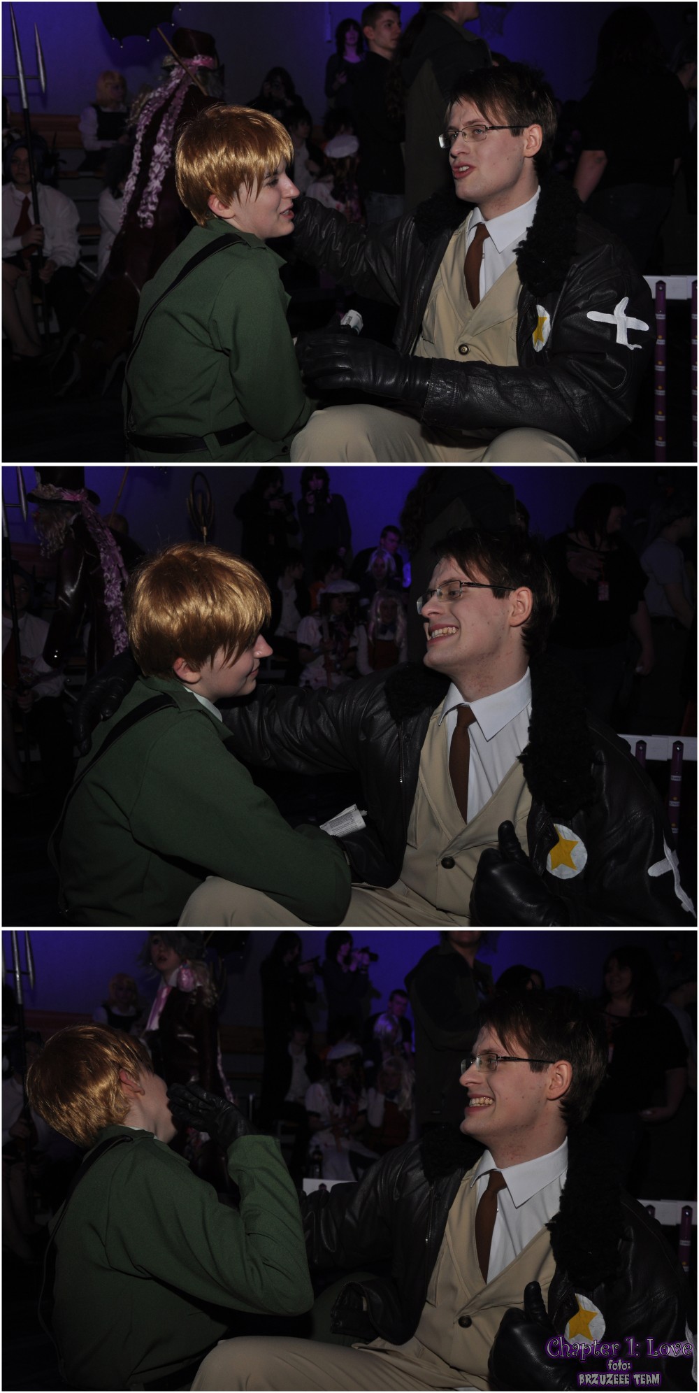Chapter 1: Love — cosplay (Mietek, Zbysiu & BRZUZEEE TEAM): Pasuje jakieś dialogi tu dołożyć, ale  nie mam weny :/