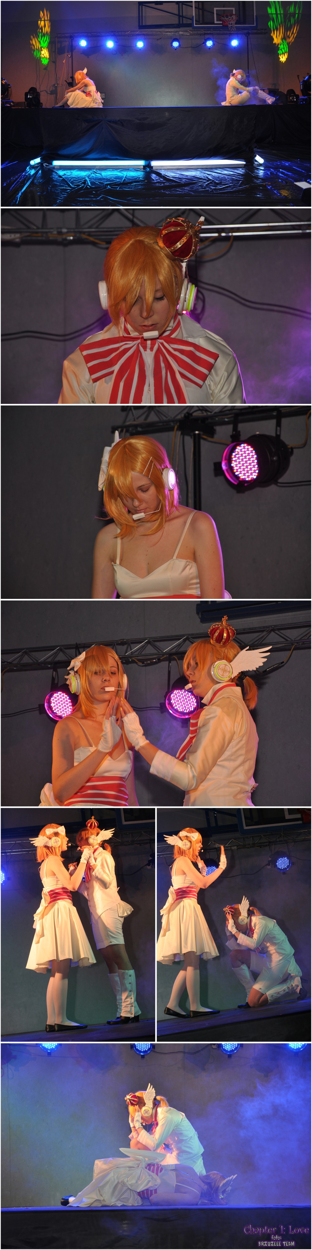 Chapter 1: Love — cosplay (Mietek, Zbysiu & BRZUZEEE TEAM): Kagamine Twins (Vocaloid 2)