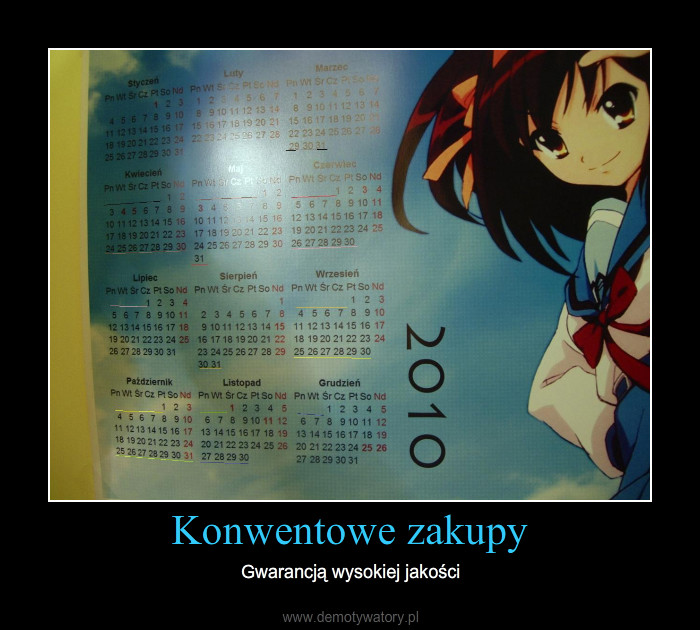 Konwentowe (de)motywatory: Zibi - haruhi