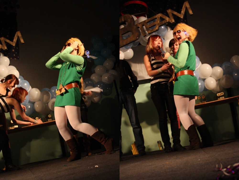 B-XmassCon 2 – cosplay (Kitsune): Link się cieszy