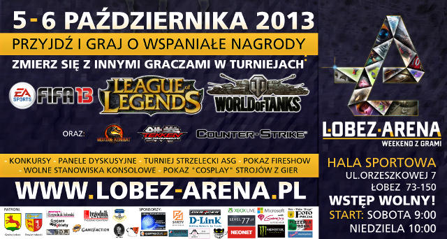 Plakat Łobez Arena 2